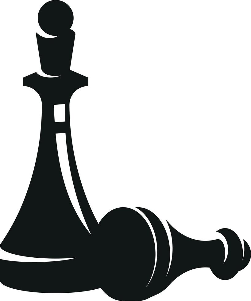 Vector Image Of A Pawn Piece Silhouette