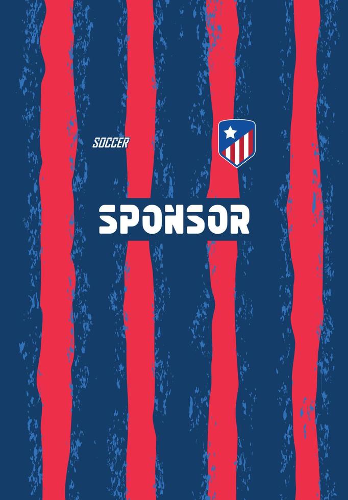Soccer jersey design for sublimation, sport t shirt design vector