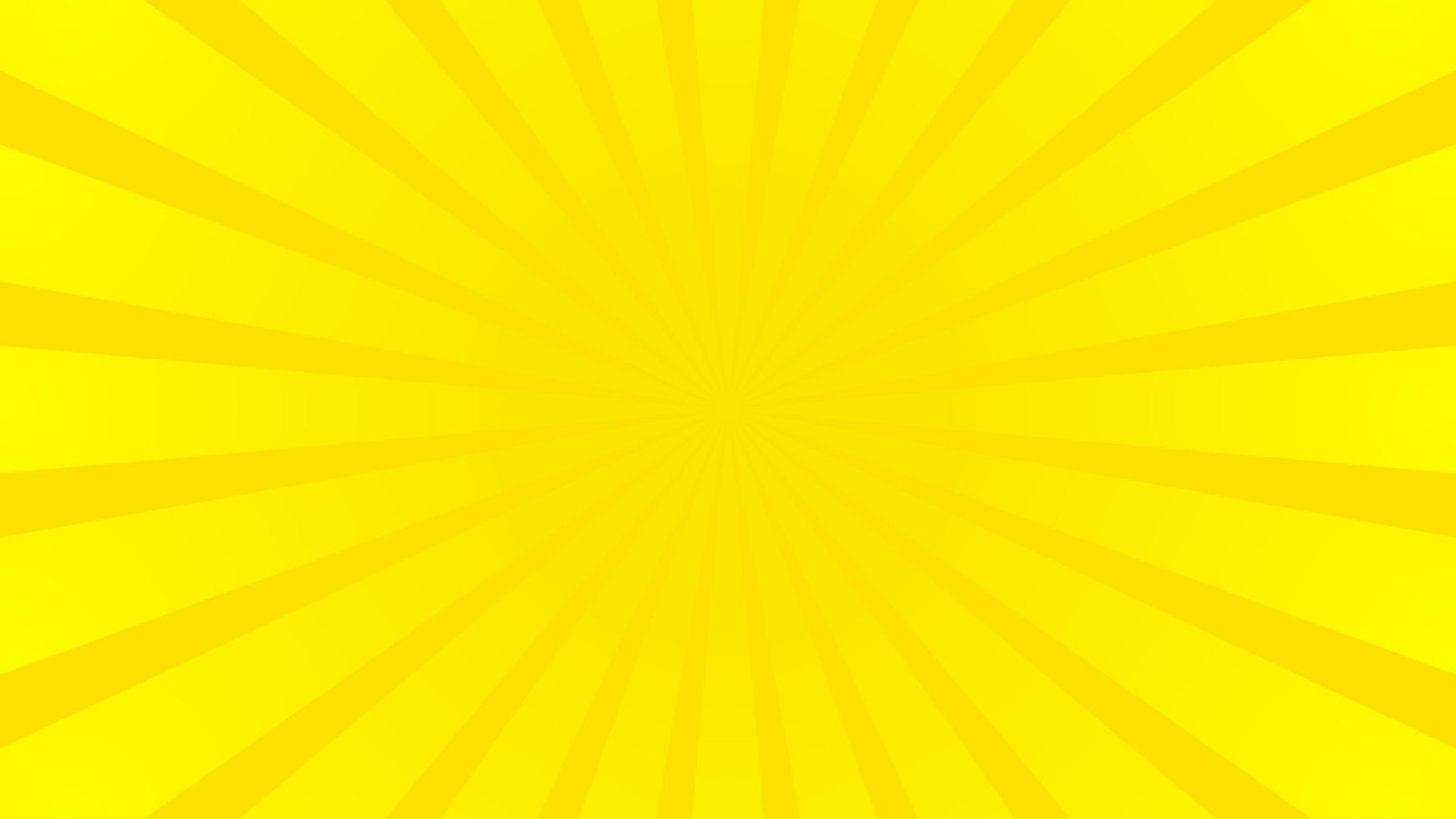Yellow Sun burst vector background