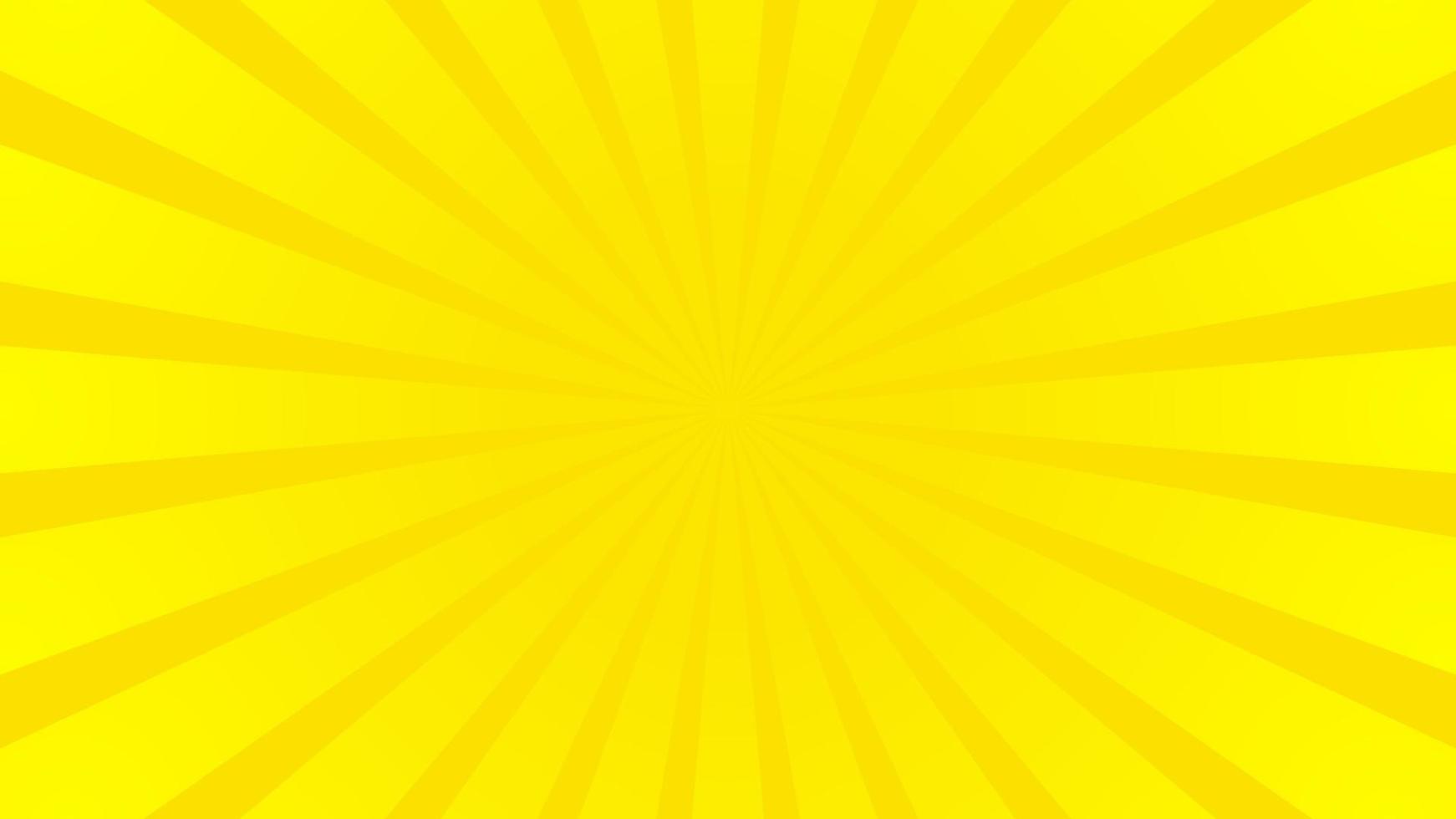 Yellow Sun burst vector background