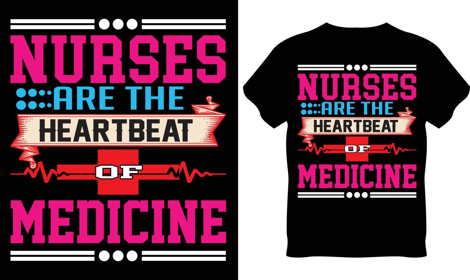 Nursing T-Shirt Design vector