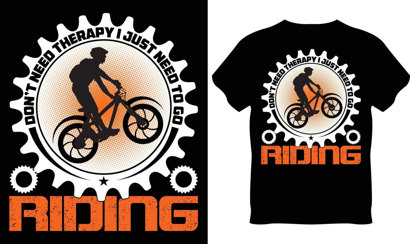 Riding T-Shirt Design vector