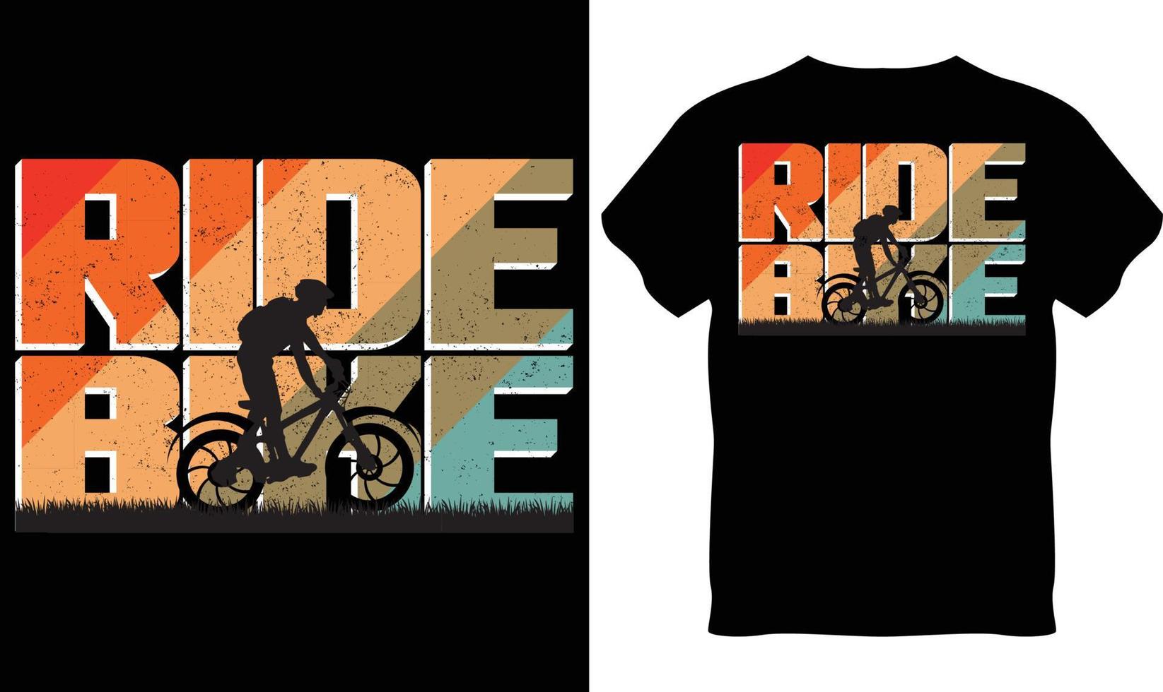 Riding T-Shirt Design vector