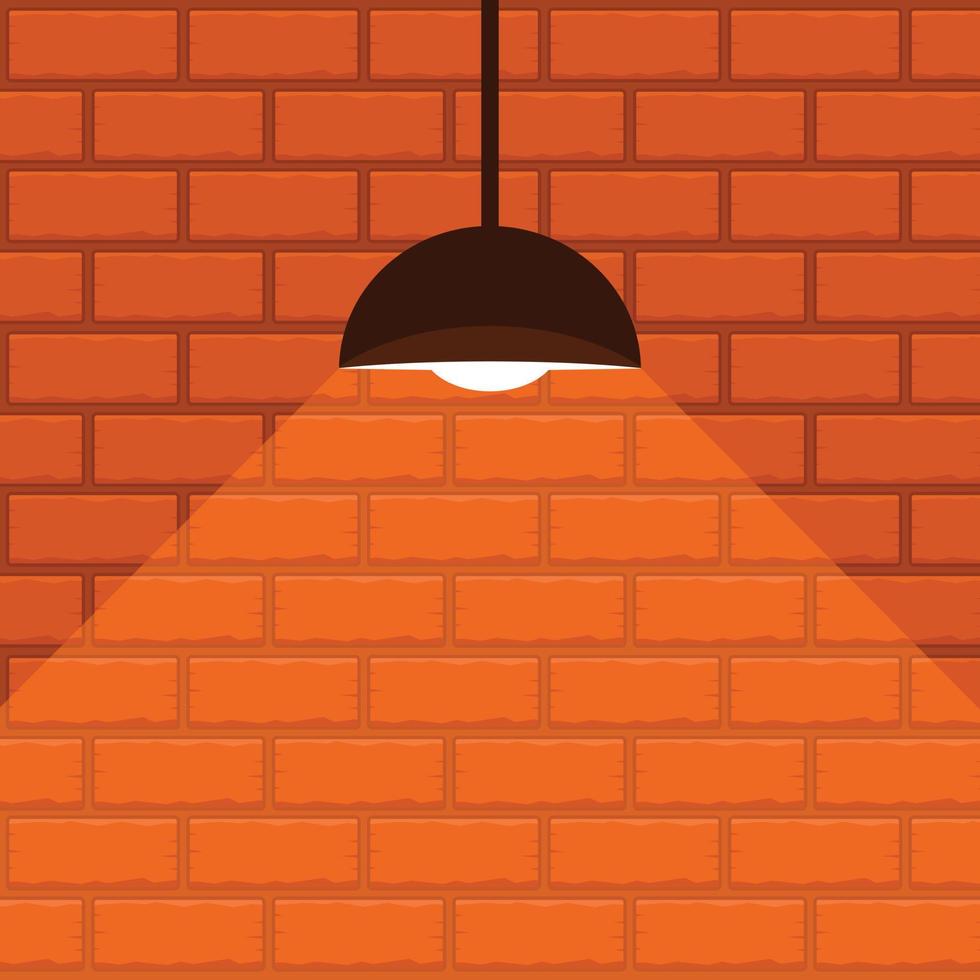 Vector Graphics Of A Hanging Lamp