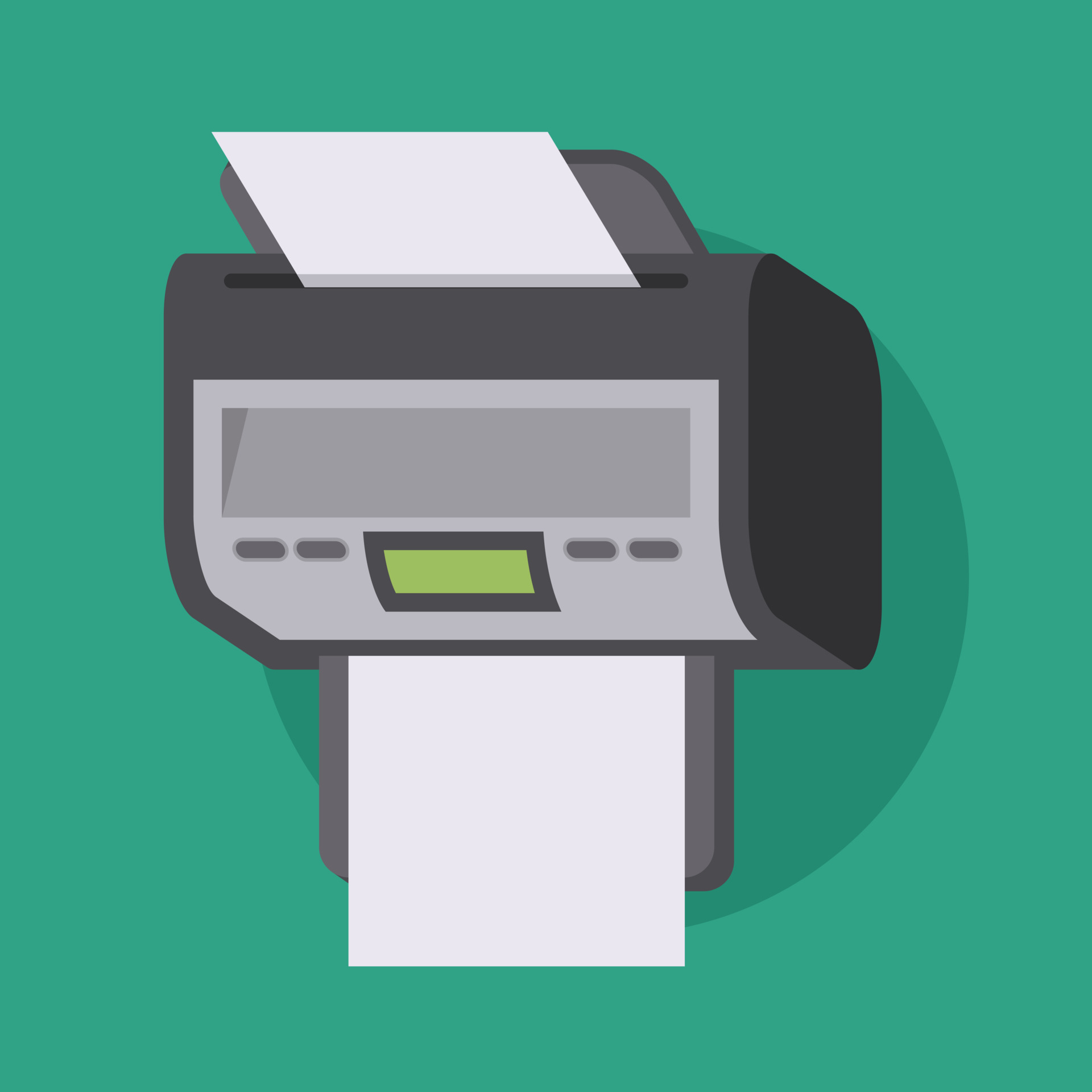 Vector Image Of A Laser Printer 22711022 Vector Art at Vecteezy