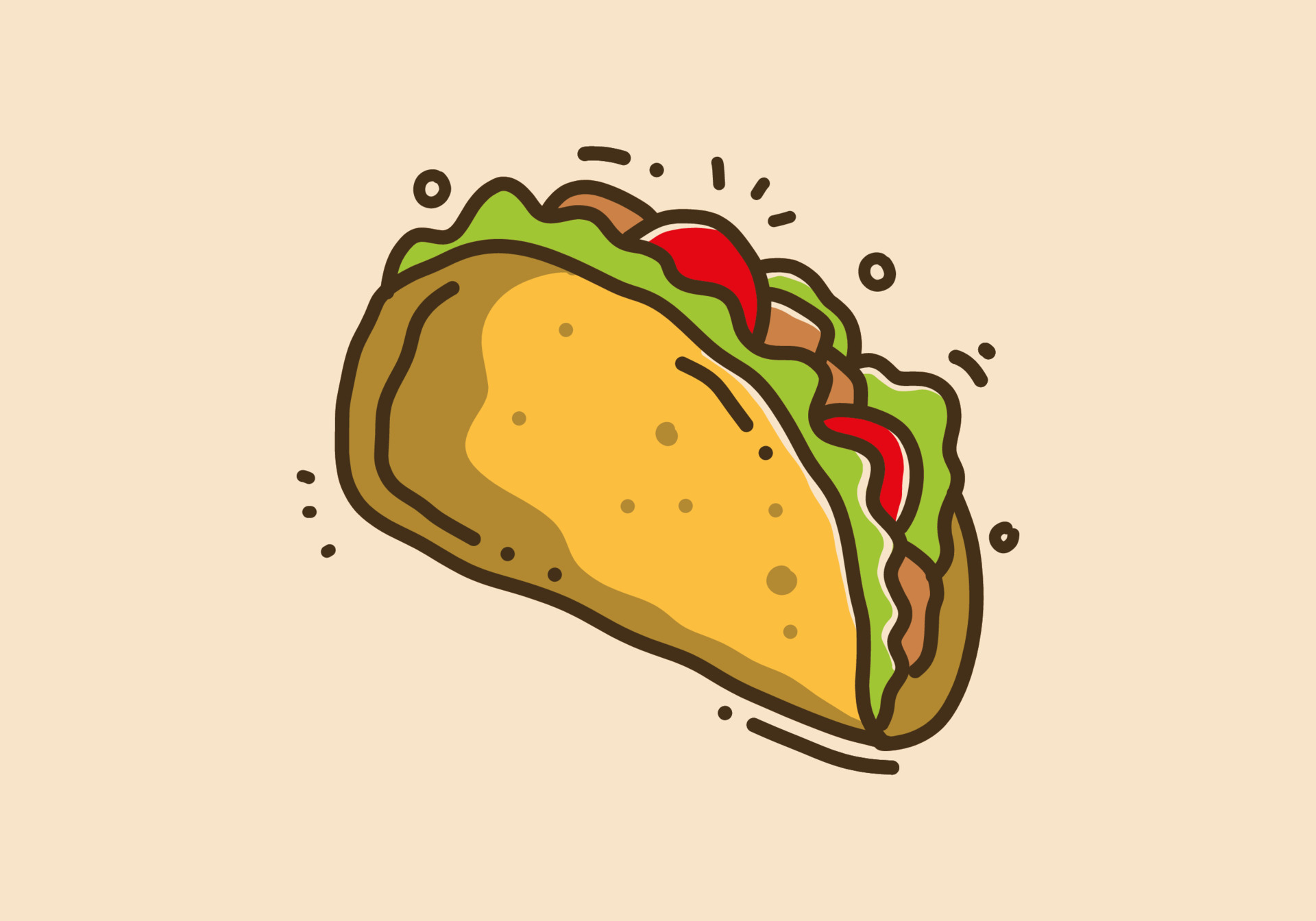 Hand drawing design of mexican food tacos 22711068 Vector Art at Vecteezy