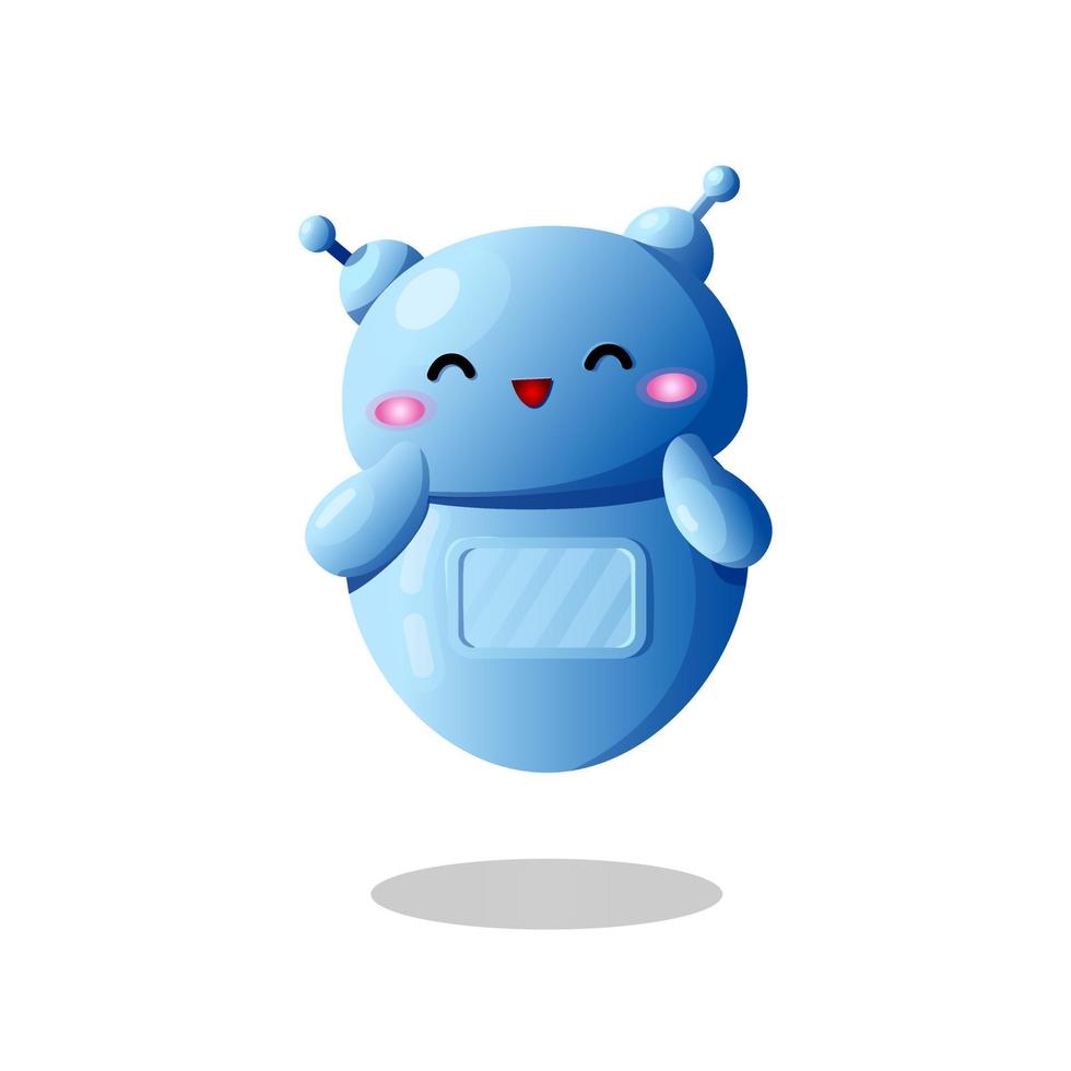 Ai internet robot assistant. Online communication chat bot in your browser or apps. Vector character mascot. Future technology. Virtual support
