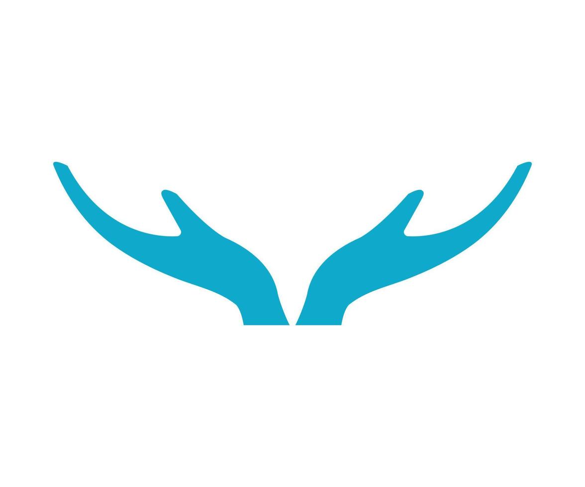 Minimal hand icon vector design
