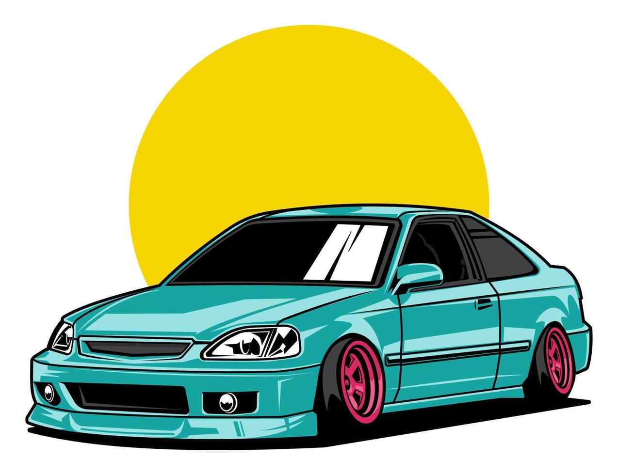 car illustration vector design graphic idea