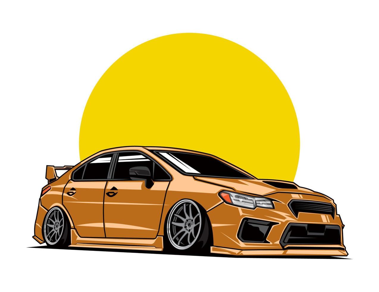 car illustration vector design graphic idea