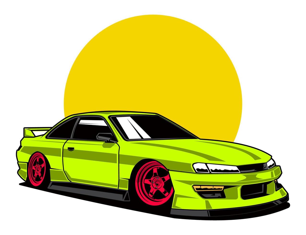 car illustration vector design graphic idea