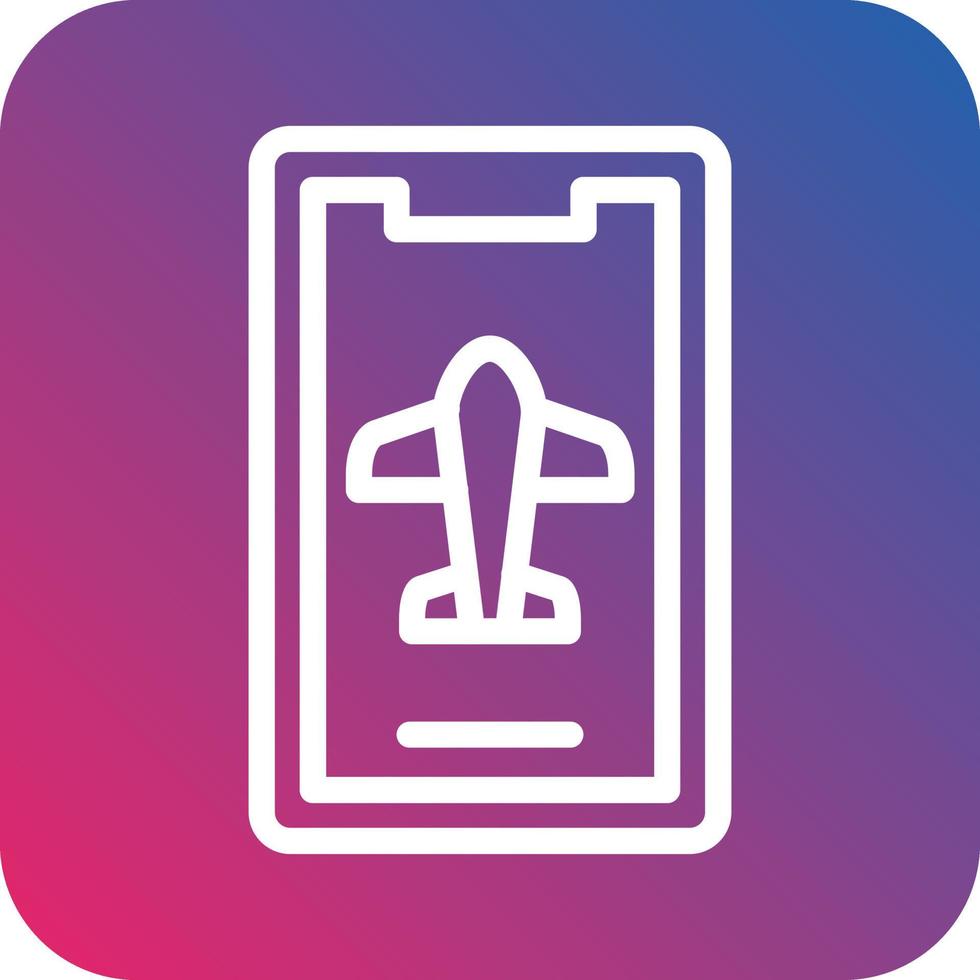 Mobile Airplane Mode Vector Icon Design