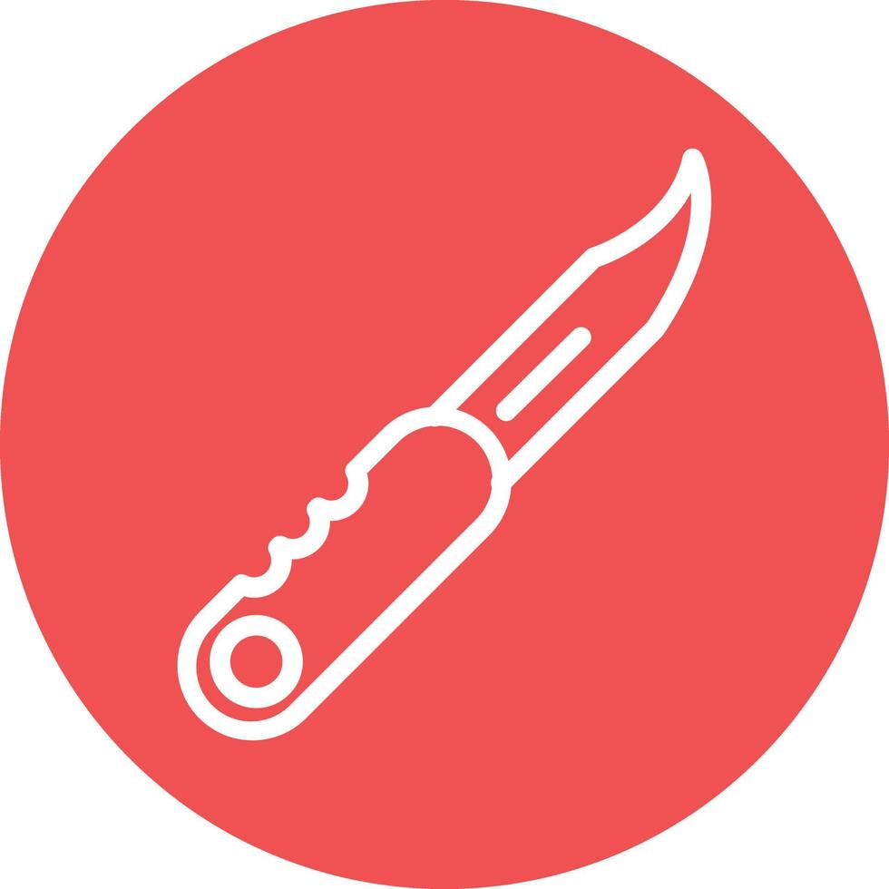 bolsillo cuchillo vector icono diseño