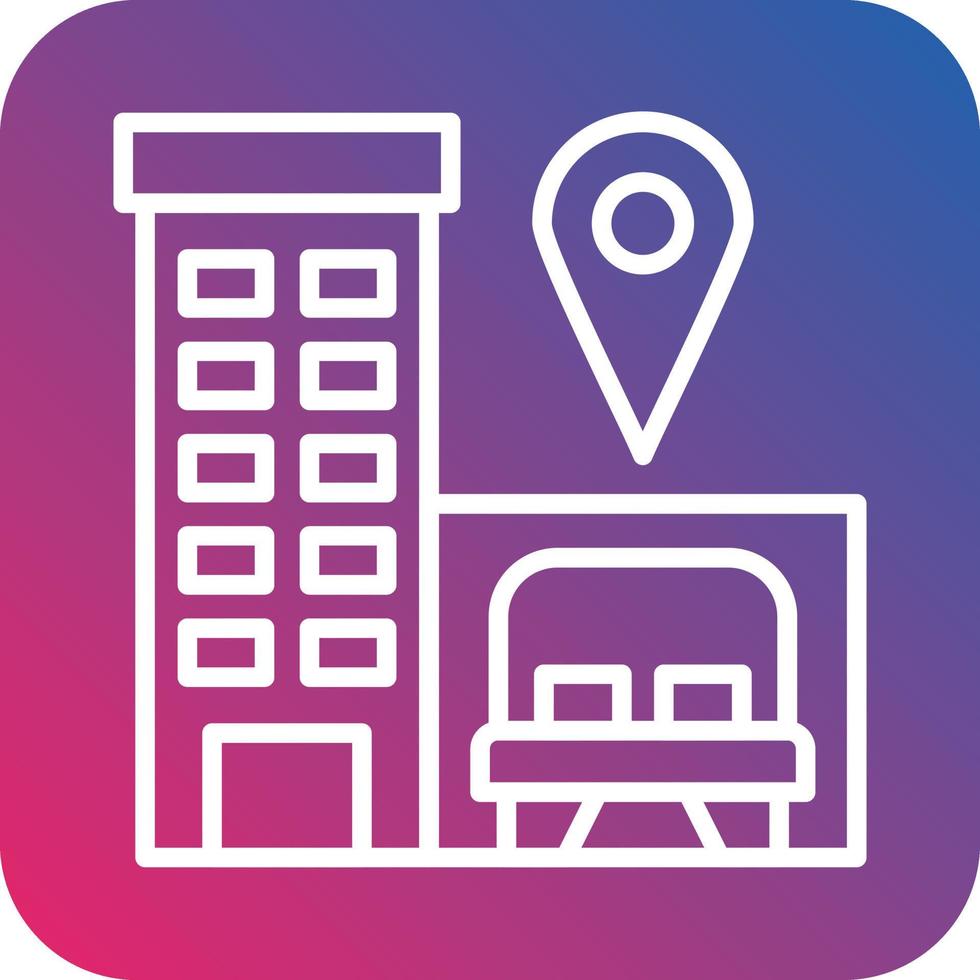 Accommodation Vector Icon Design