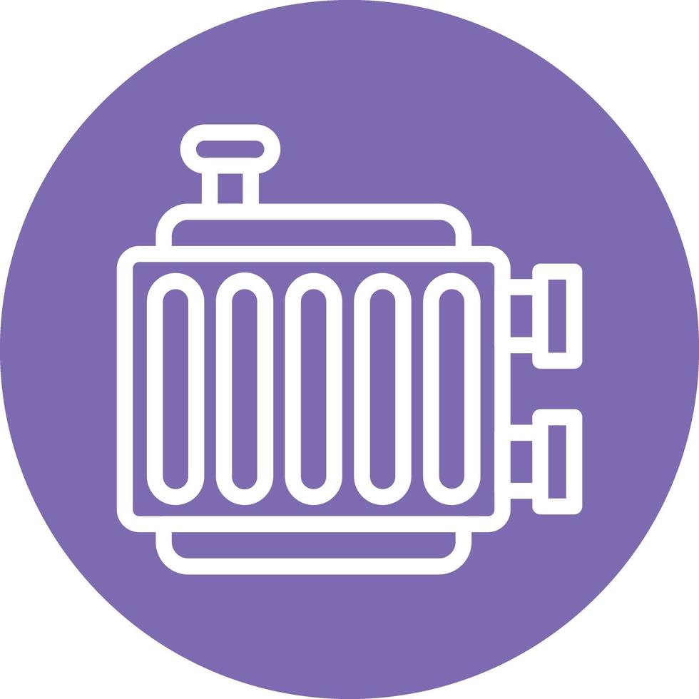 Radiator Vector Icon Design