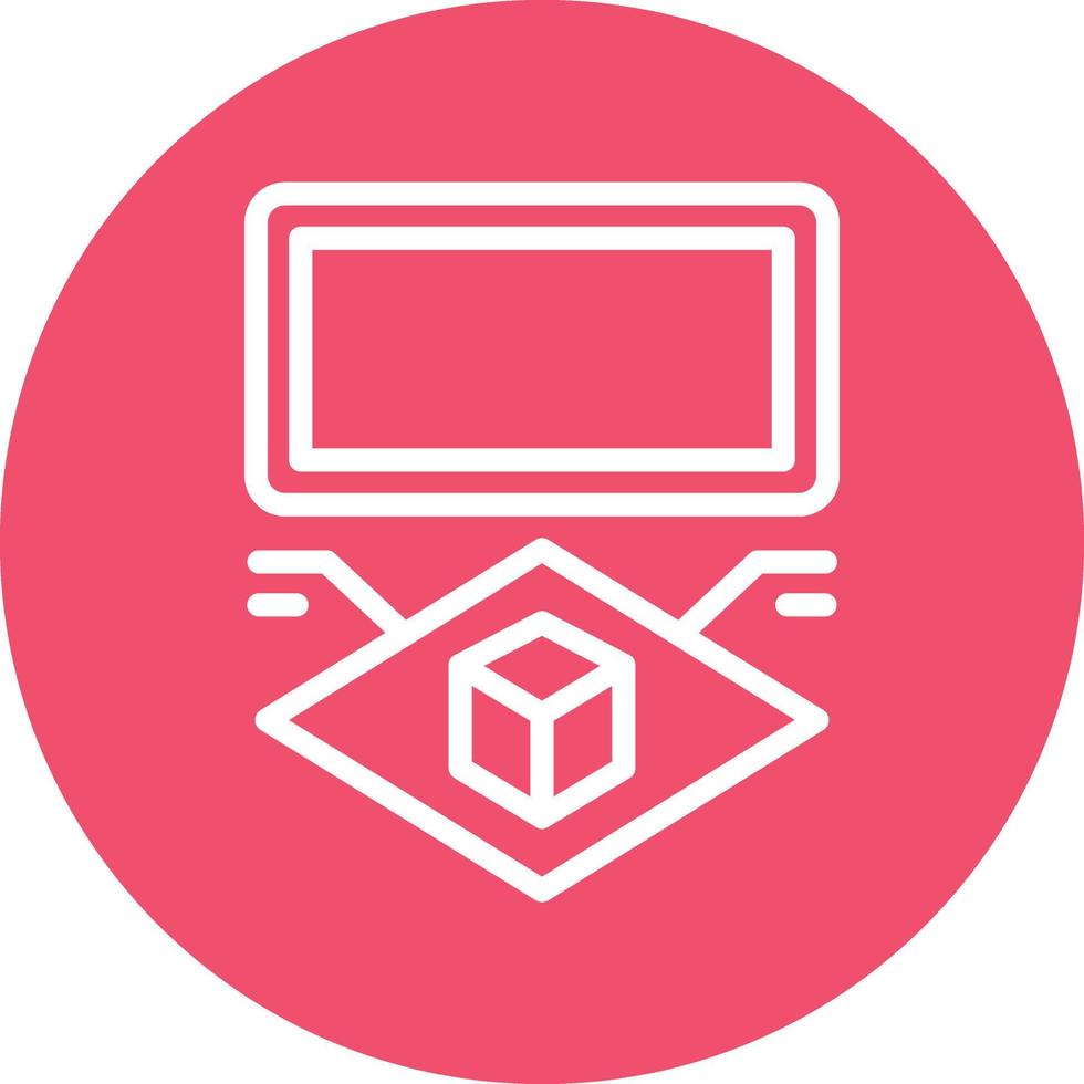 Augmented Reality Vector Icon Design