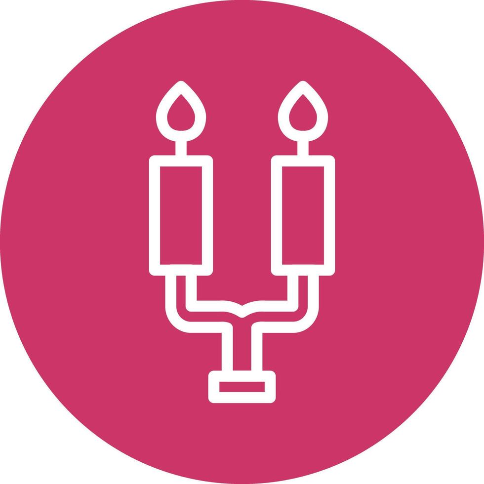 Candlestick Vector Icon Design
