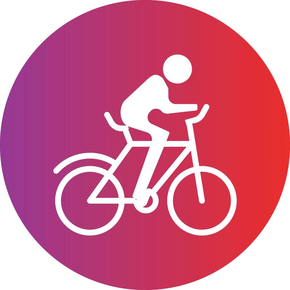 Cycling Vector Icon Design