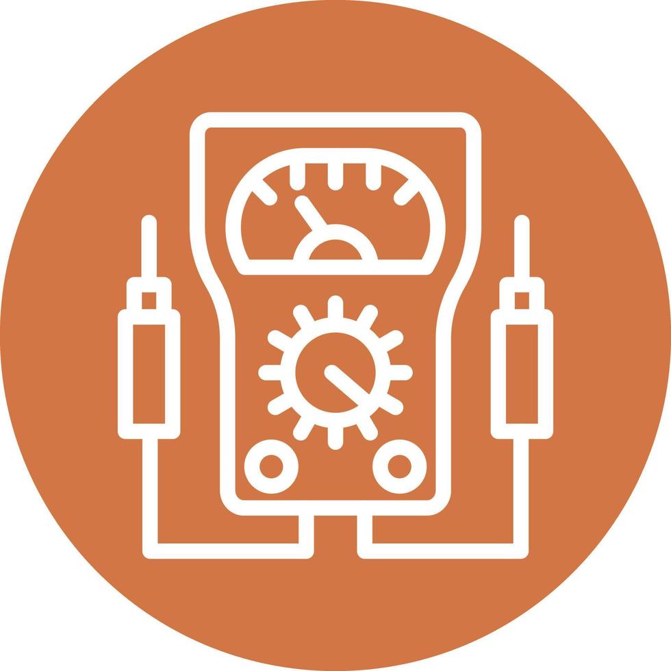 Voltmeter Vector Icon Design