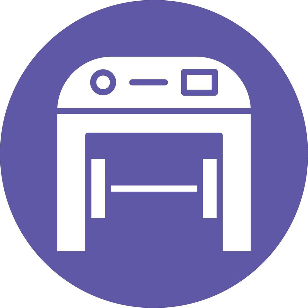 Metal Detector Vector Icon Design