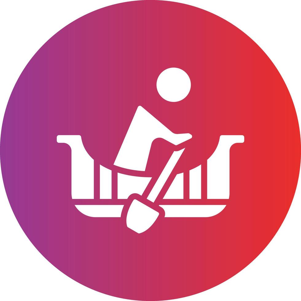 Rowing Vector Icon Design