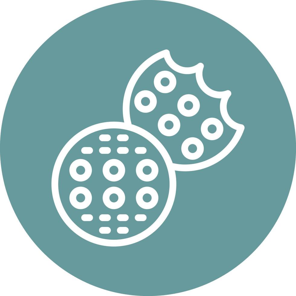 Cookie Vector Icon Design