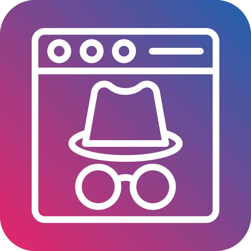 Incognito Vector Icon Design