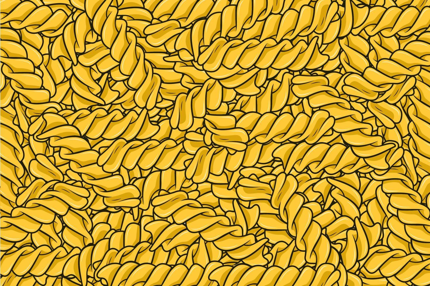 antecedentes macarrones pasta espiral modelo diseño vector