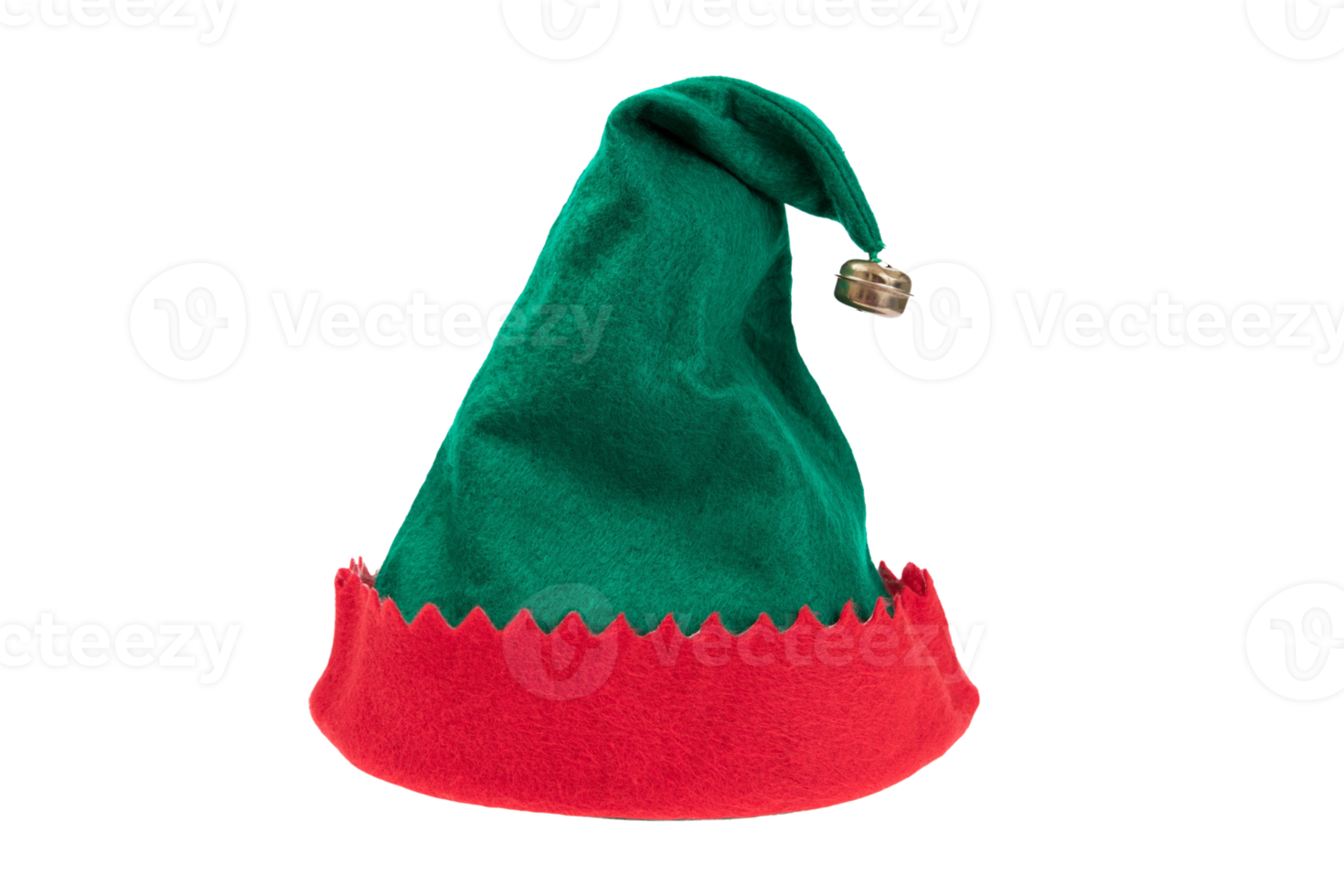 vert Noël chapeau isolé sur une transparent Contexte png