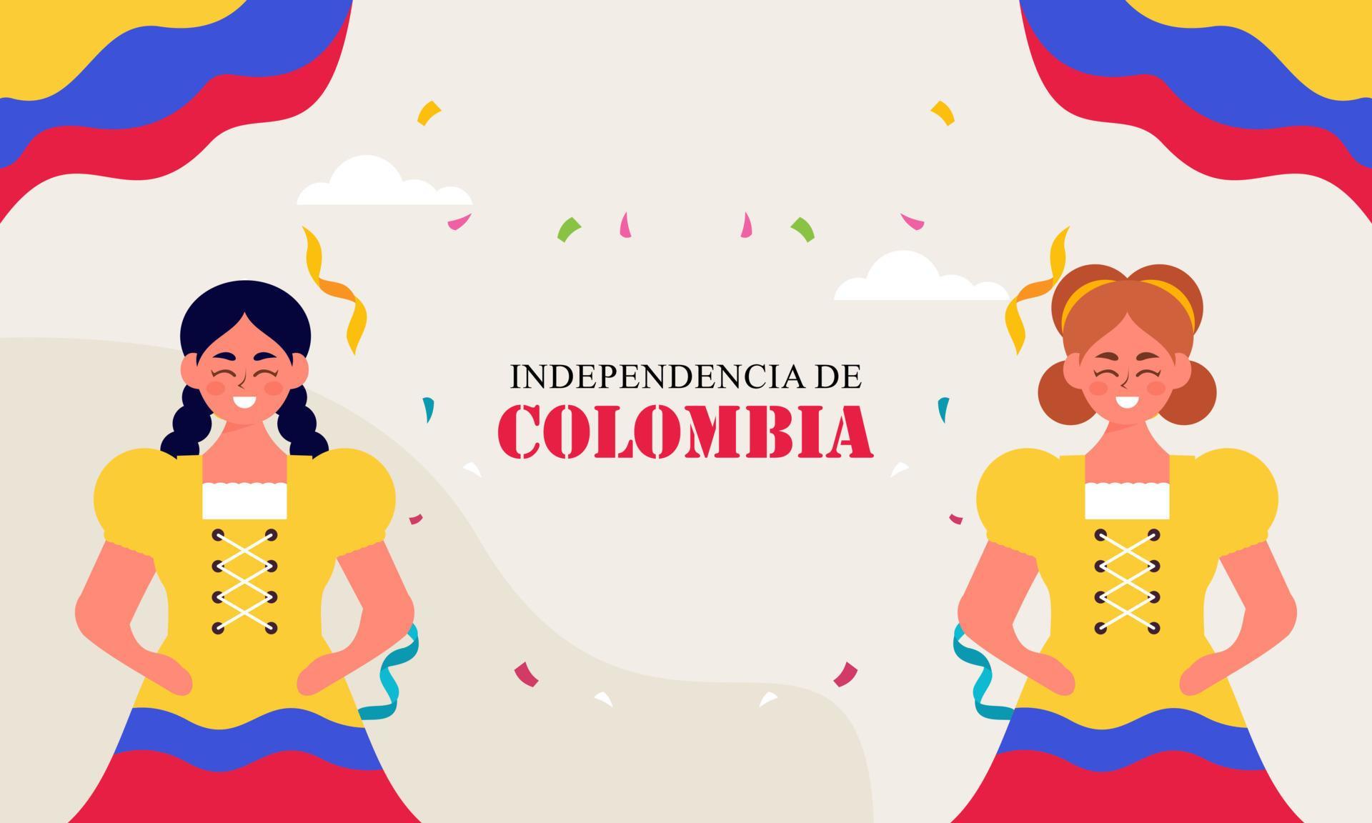 plano 20 Delaware julio ilustración, festividades en Colombia 22715579