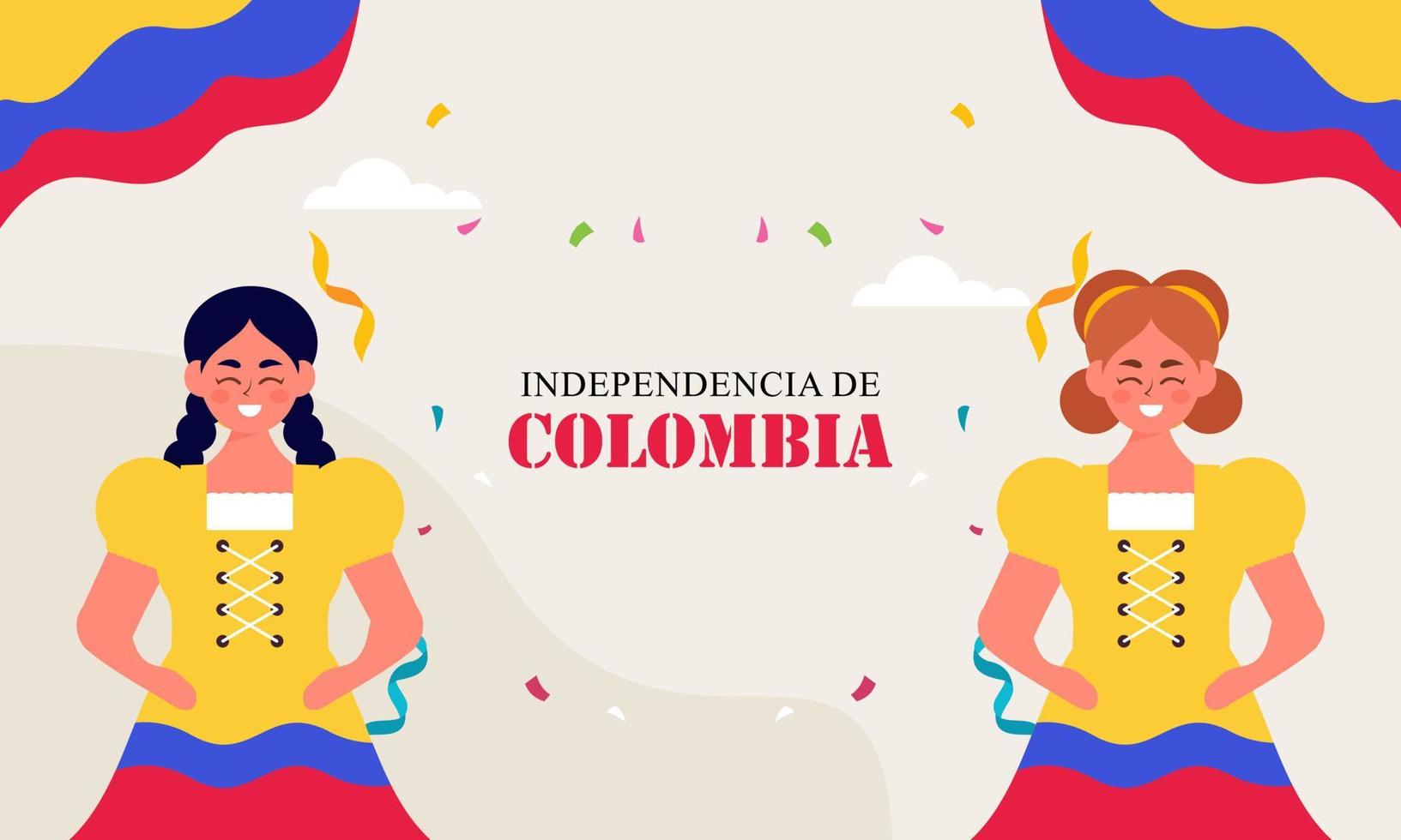 plano 20 Delaware julio ilustración, festividades en Colombia 22715579