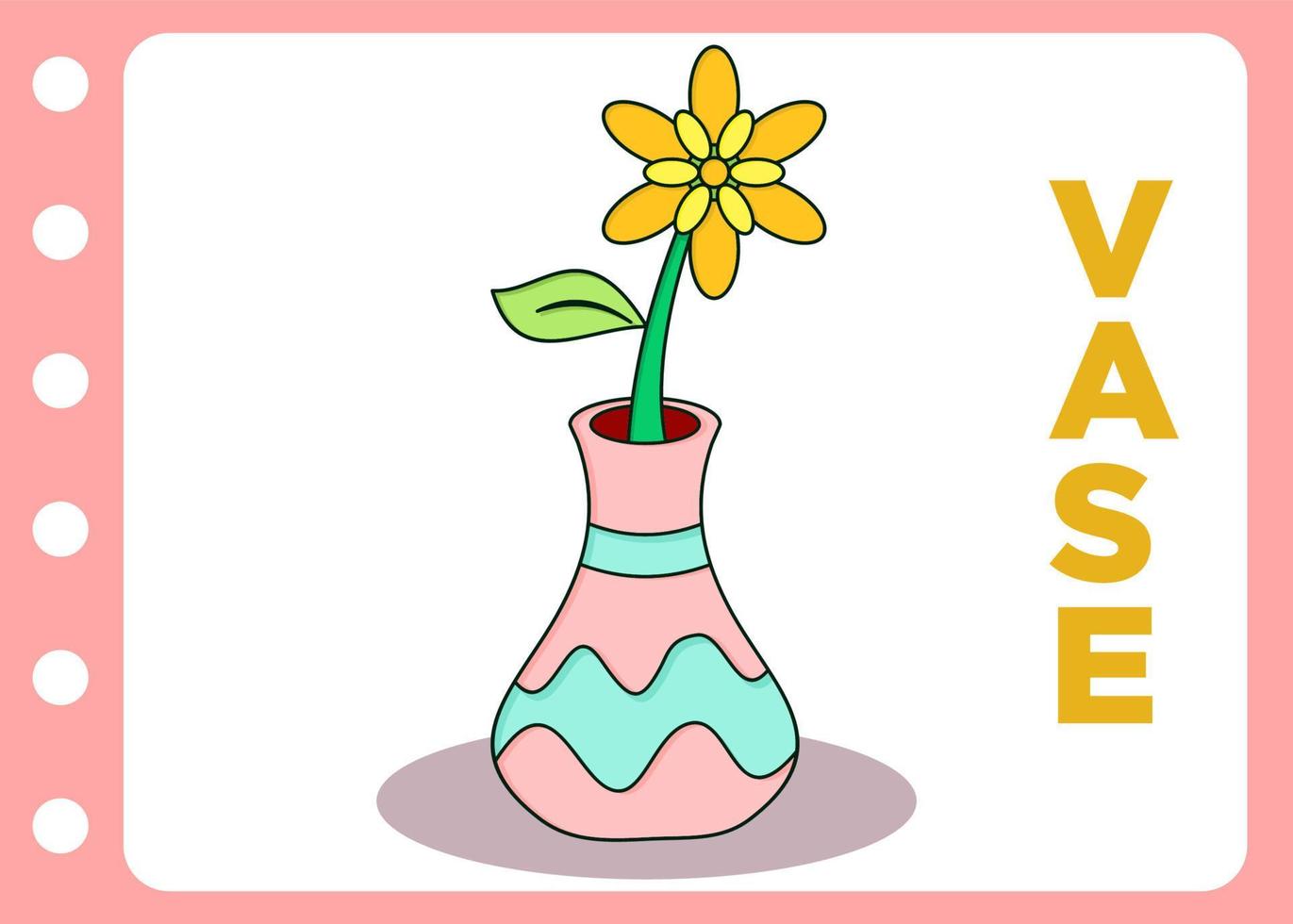 beautiful vase to pun the flower vector