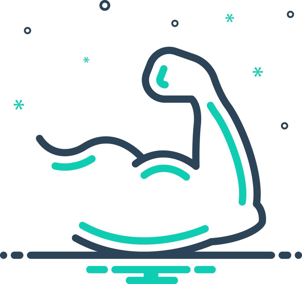 mix icon for arm vector