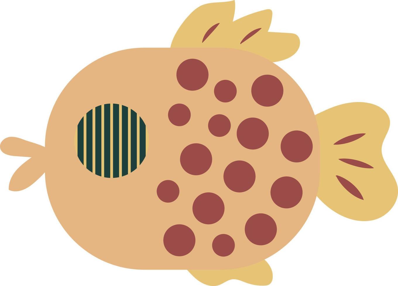 cute cartoon fish vector