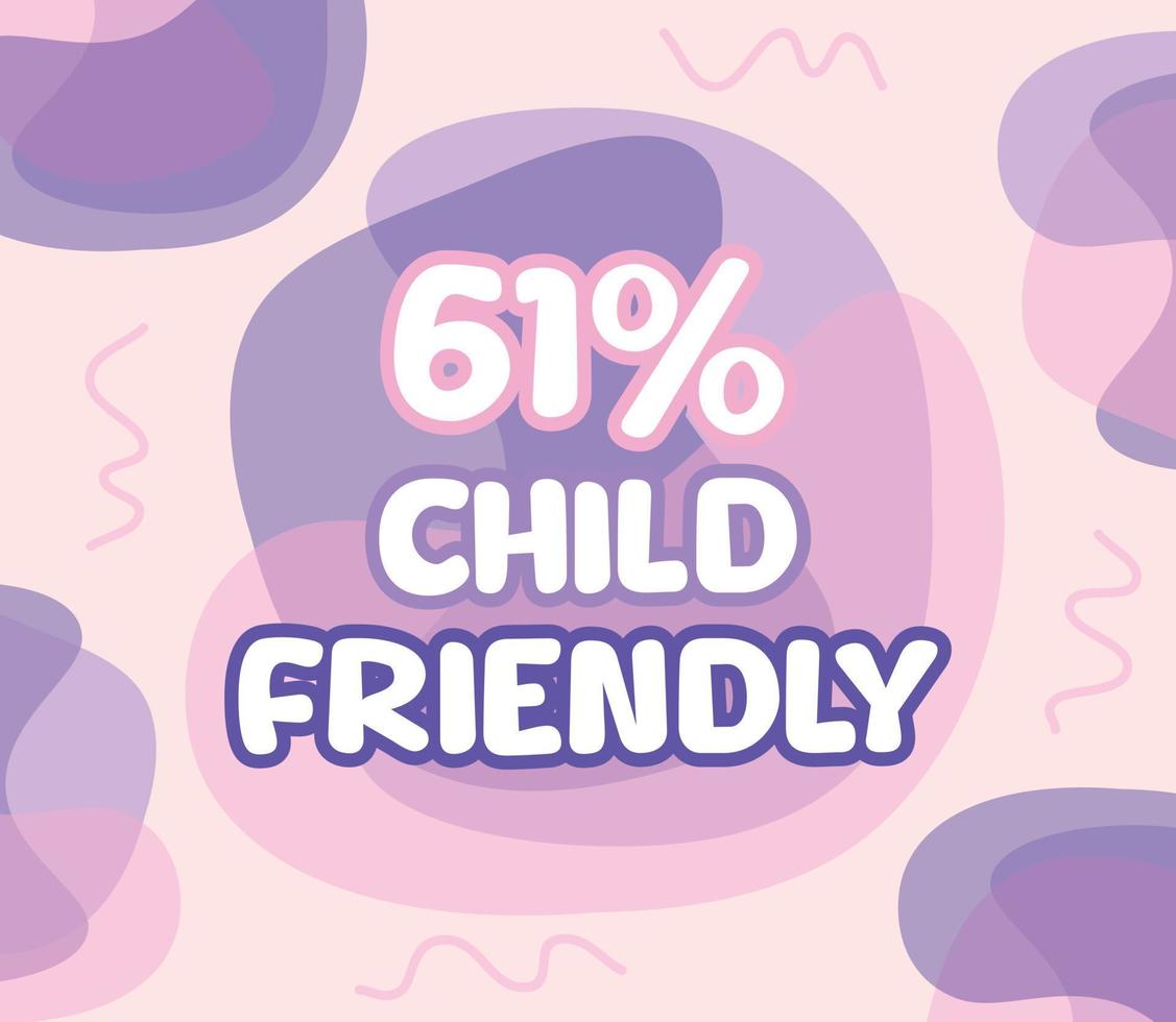 square shape banner vector, illustration of GMO percentage. interesting gradation design with child theme. vector