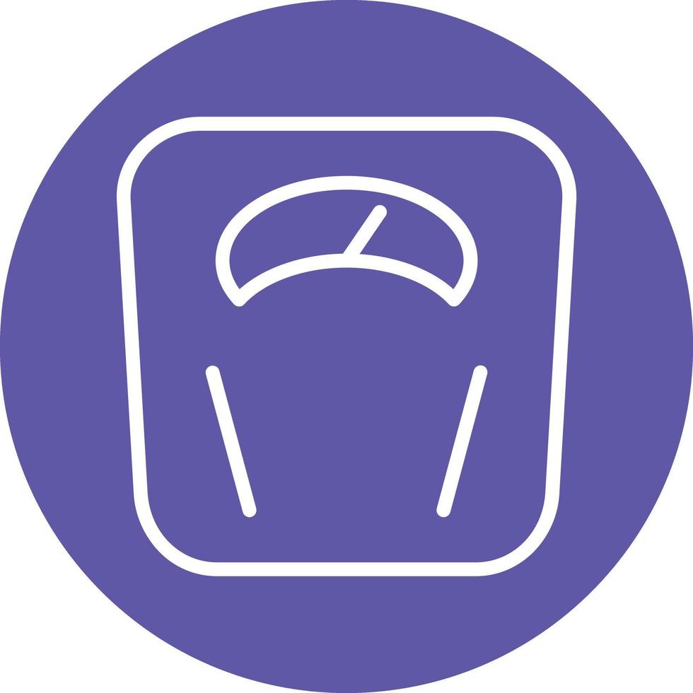 Weight Scale Vector Icon Design