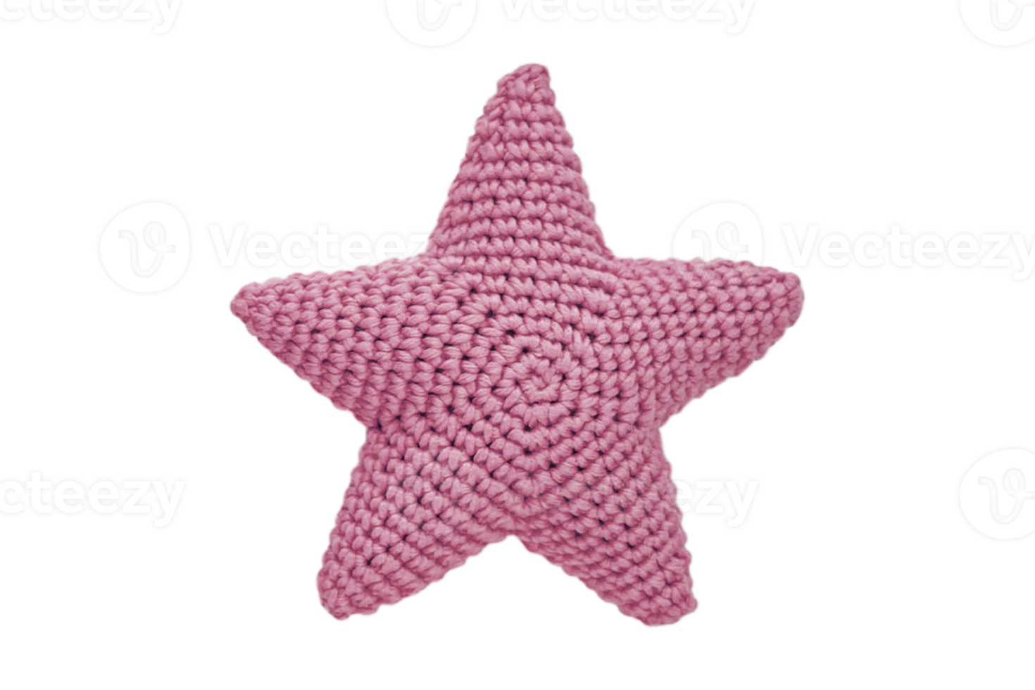 rosado estrella amortiguar aislado en un transparente antecedentes png