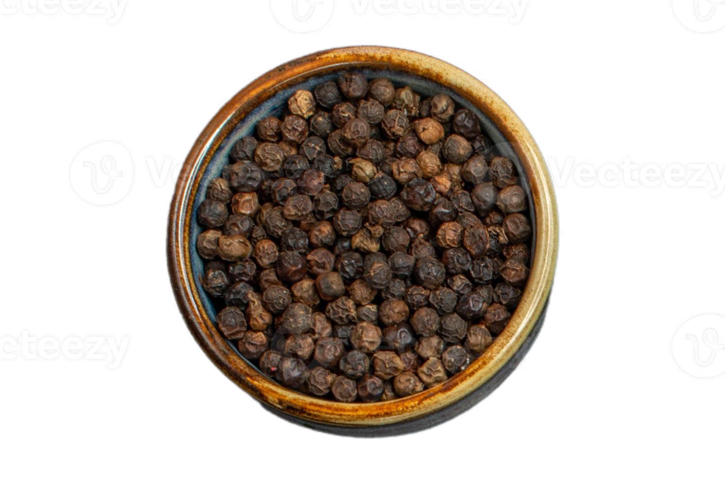 Black pepper isolated on a transparent background png