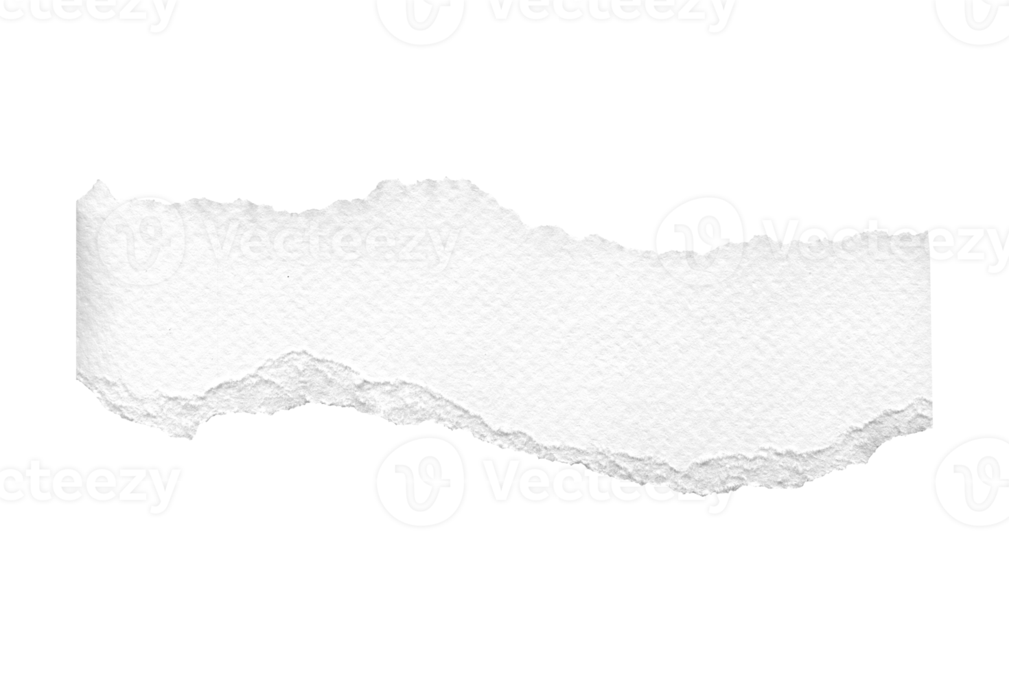 Weiß zerrissen Papier isoliert auf ein transparent Hintergrund png