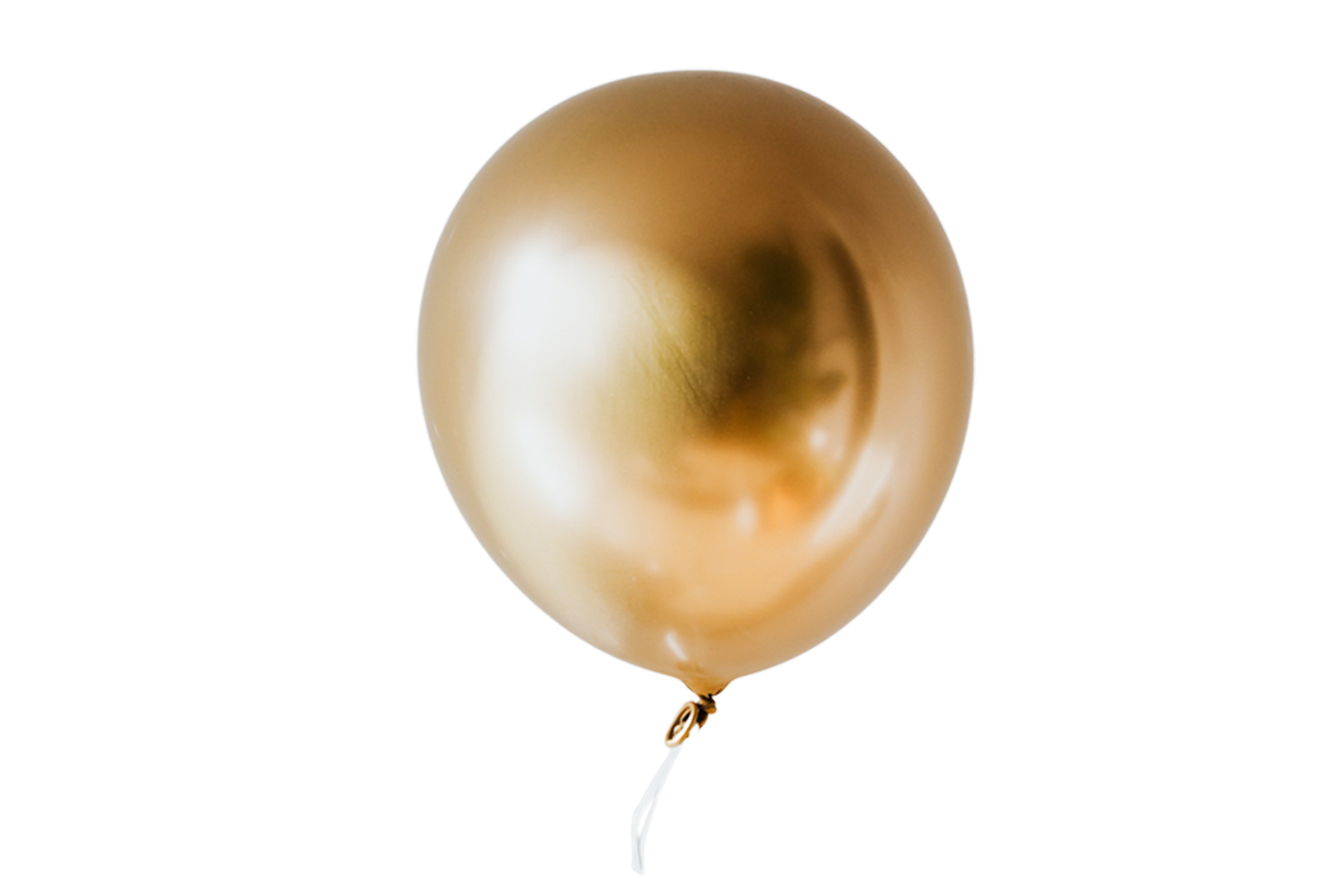 Golden ballon party decoration on a transparent background 22716947 PNG