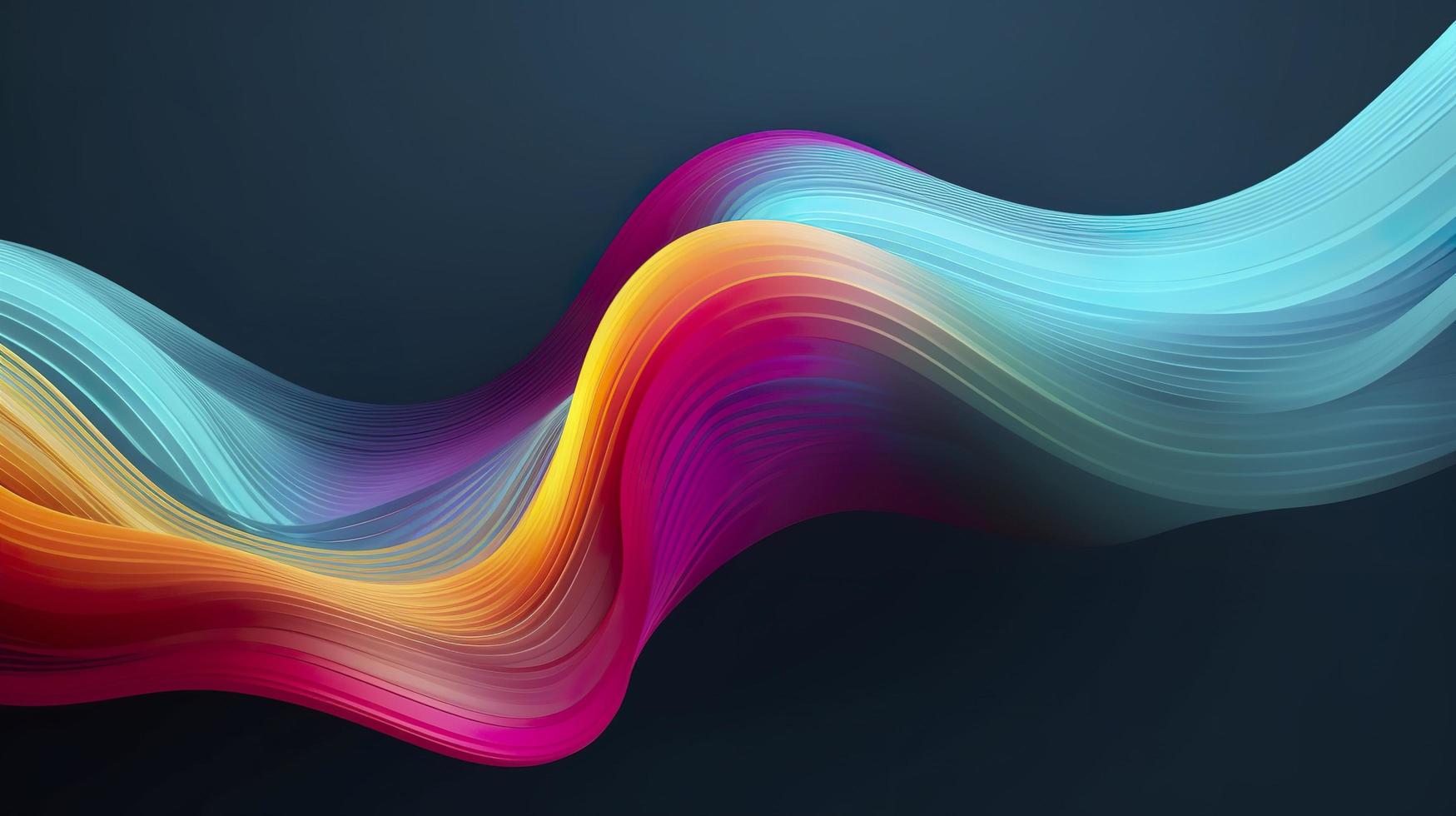 Colourful dynamic flow background, generat ai 22717012 Stock Photo at ...