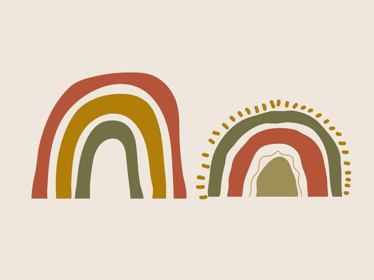 matisse abstract rainbow art vector illustratiom