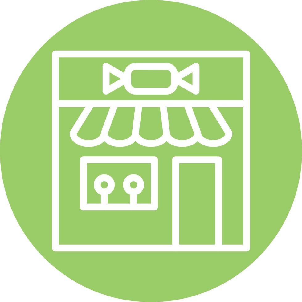 Candy Shop Vector Icon Design