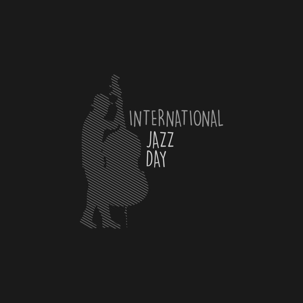 International Jazz Day Design. Vector Illustration.