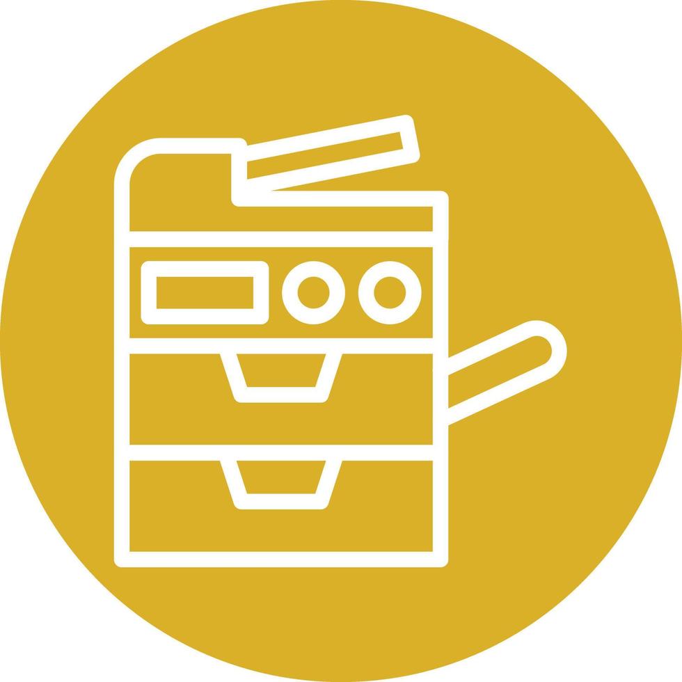Copy Machine Vector Icon Design