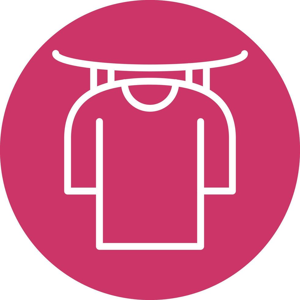 Drying Clothes Vector Icon Design