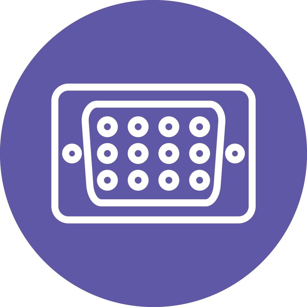 Vga Port Vector Icon Design