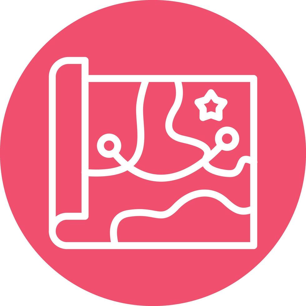 Army Map Vector Icon Design