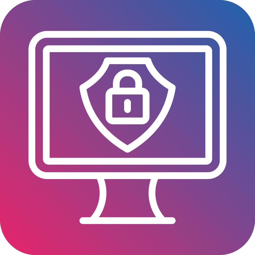 Cyber Security Vector Icon Design