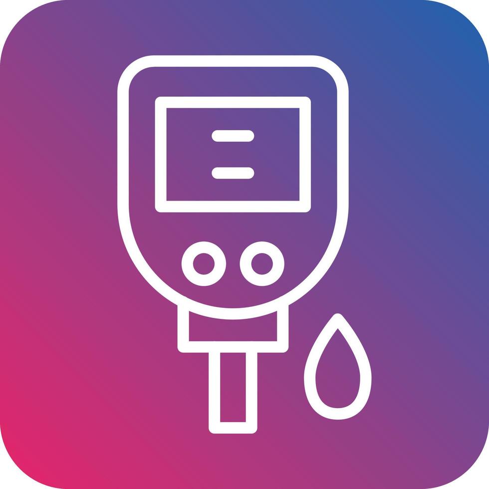 Diabetes Test Vector Icon Design